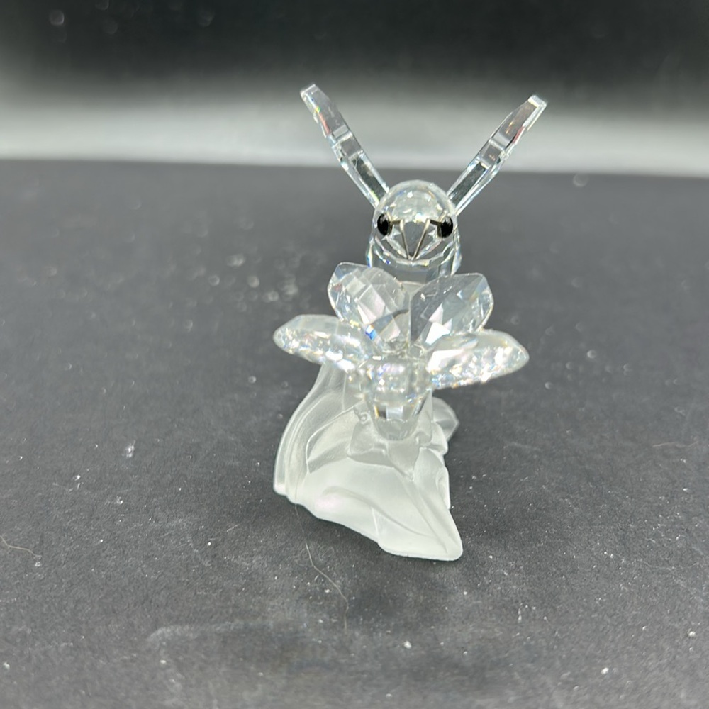 Swarvoski Silver Crystal Honey Bee on Flower. Excellent condition. - Picture 4 of 5